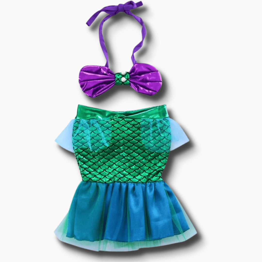 Little Mermaid Baby Costume, Green / 3T