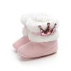 Shoes Pink / 13-18M Little Princess Crown Boots