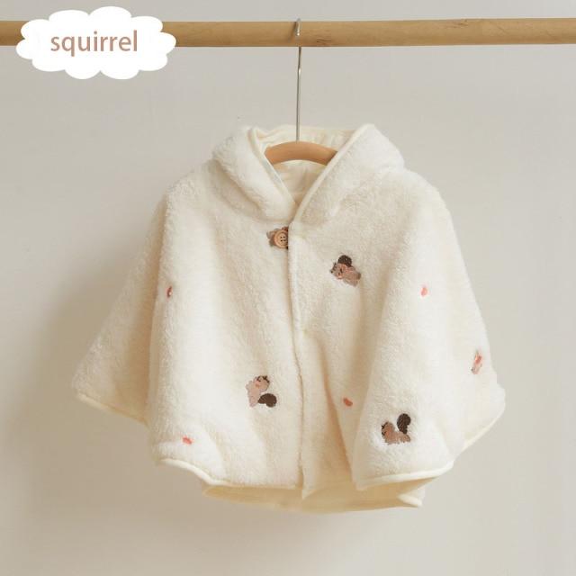 squirrel Loak Cute Embroidery