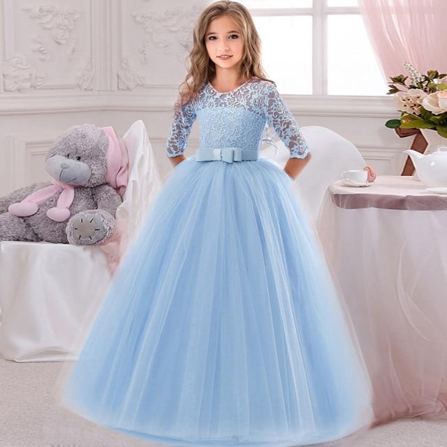 Girl's Clothing Light blue / 13 Long Casual Summer Dress