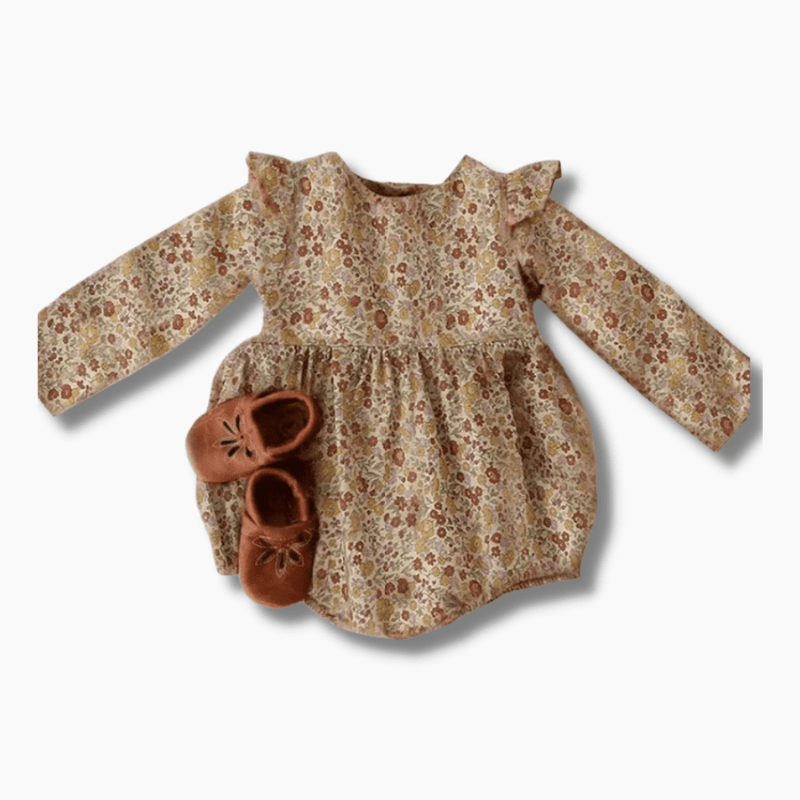 Girl's Clothing Long Sleeve Baby Floral Romper