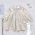 D210509 Yellow / 3T Long Sleeve Embroider Dress