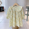 Girl&#39;s Clothing Yellow / 7T Long Sleeve Floral Dress