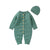 E / 0-3M Long Sleeve Jumpsuit + Hat