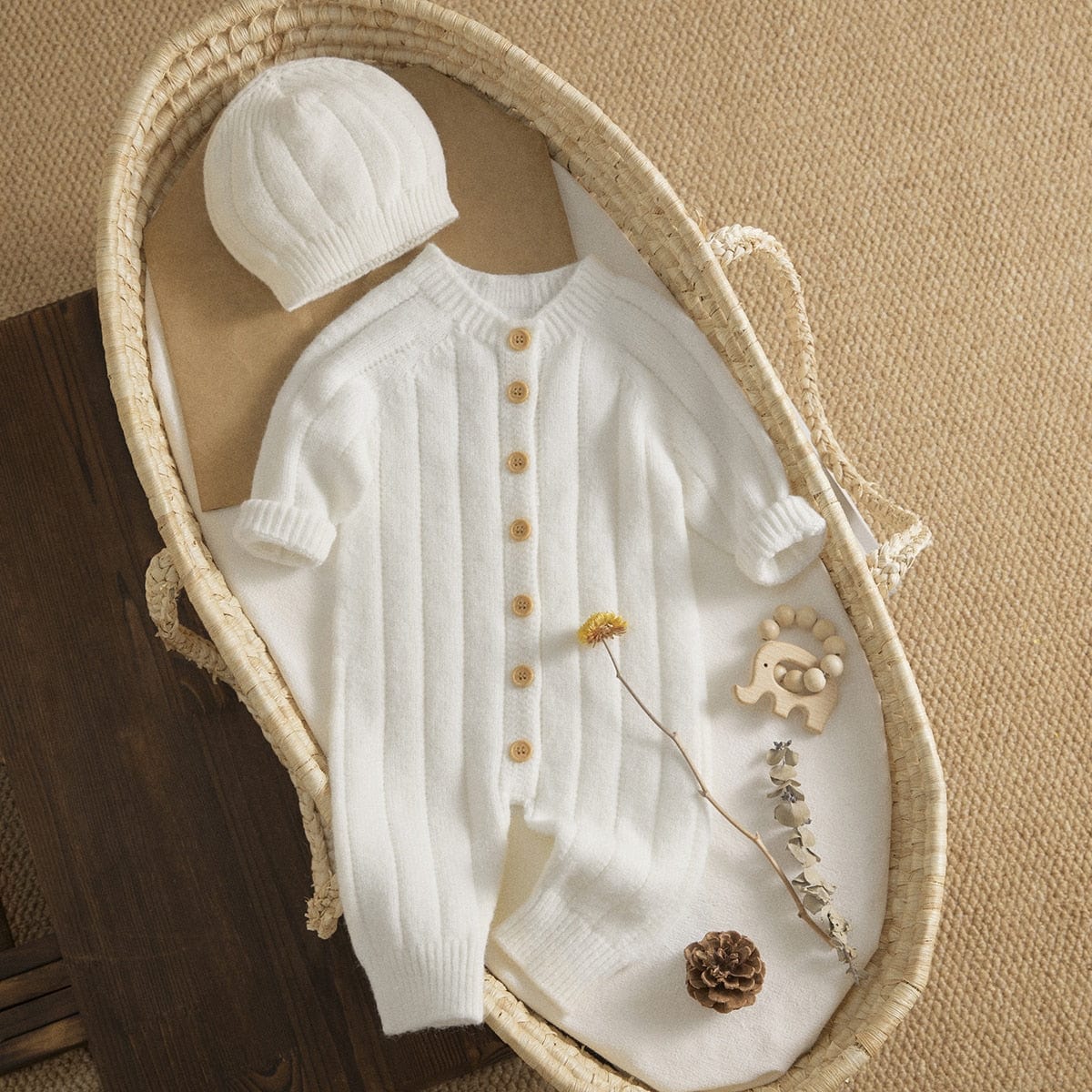 Newborn Winter Suit ZINTAOZT Newborn Baby Boy Girl Knitted Romper