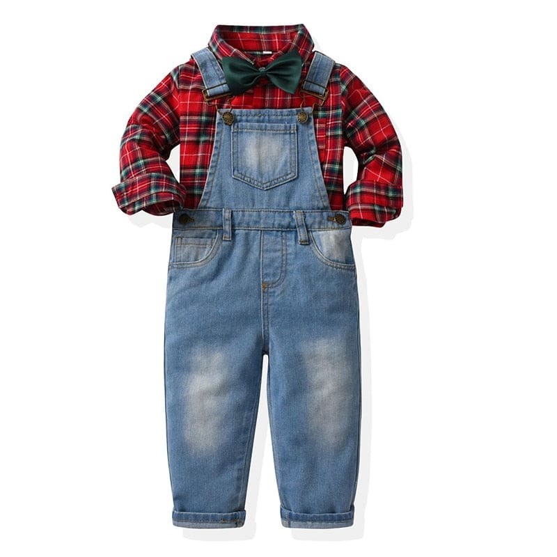 Red / 18-24M Long Sleeve Plaid Shirt