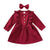 Girl's Clothing Red / 24M Long Sleeve Round Collar Romper