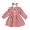 Girl&#39;s Clothing Pink / 4T Long Sleeve Round Collar Romper