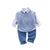 Boy's Clothing Long-sleeve Shirt Sweater Vest Trouser