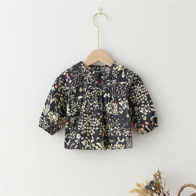 as picture 2 / 0-6M Long Sleeves Floral Blouse