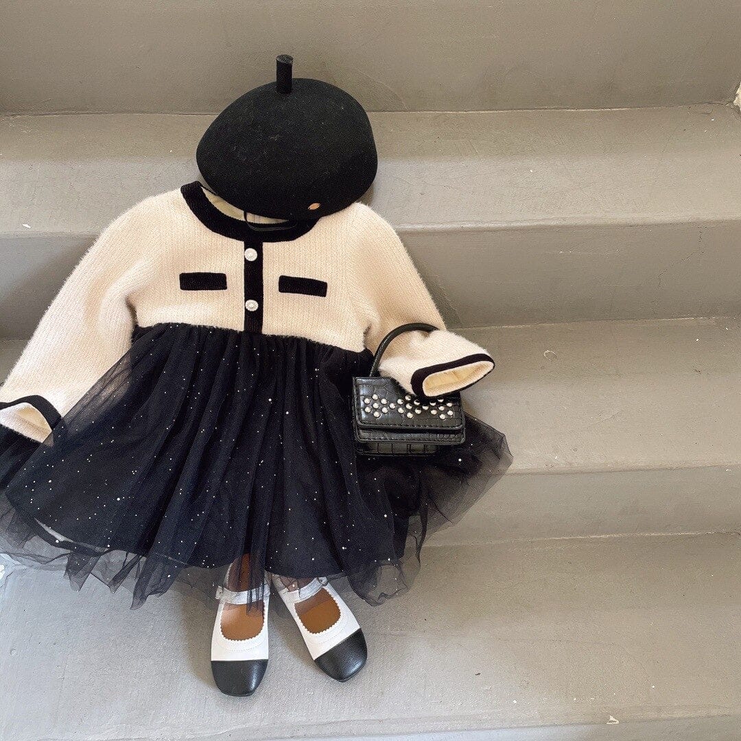 Long Sleeves Patchwork Vintage Party Vestidos