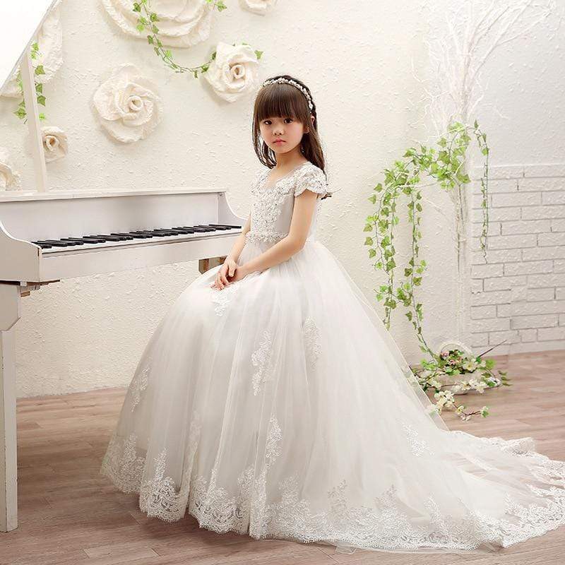 Girl's Clothing Long Trailing Flower Girl Dresses