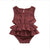 Girl's Clothing Coffee / 6M-70 Lovely Baby Girl Romper