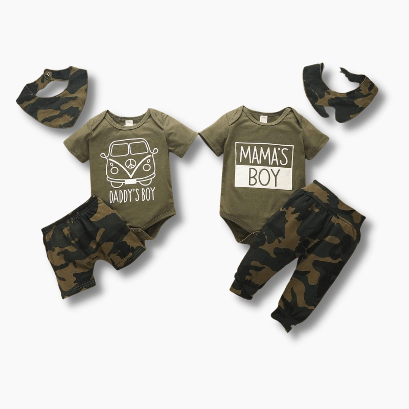 Boy&#39;s Clothing Mama&#39;s Boy Romper Outfit