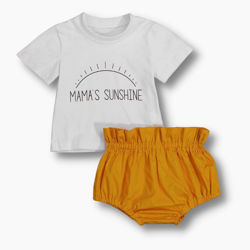 Girl's Clothing Mama's Sunshine Tee & Bloomer Set