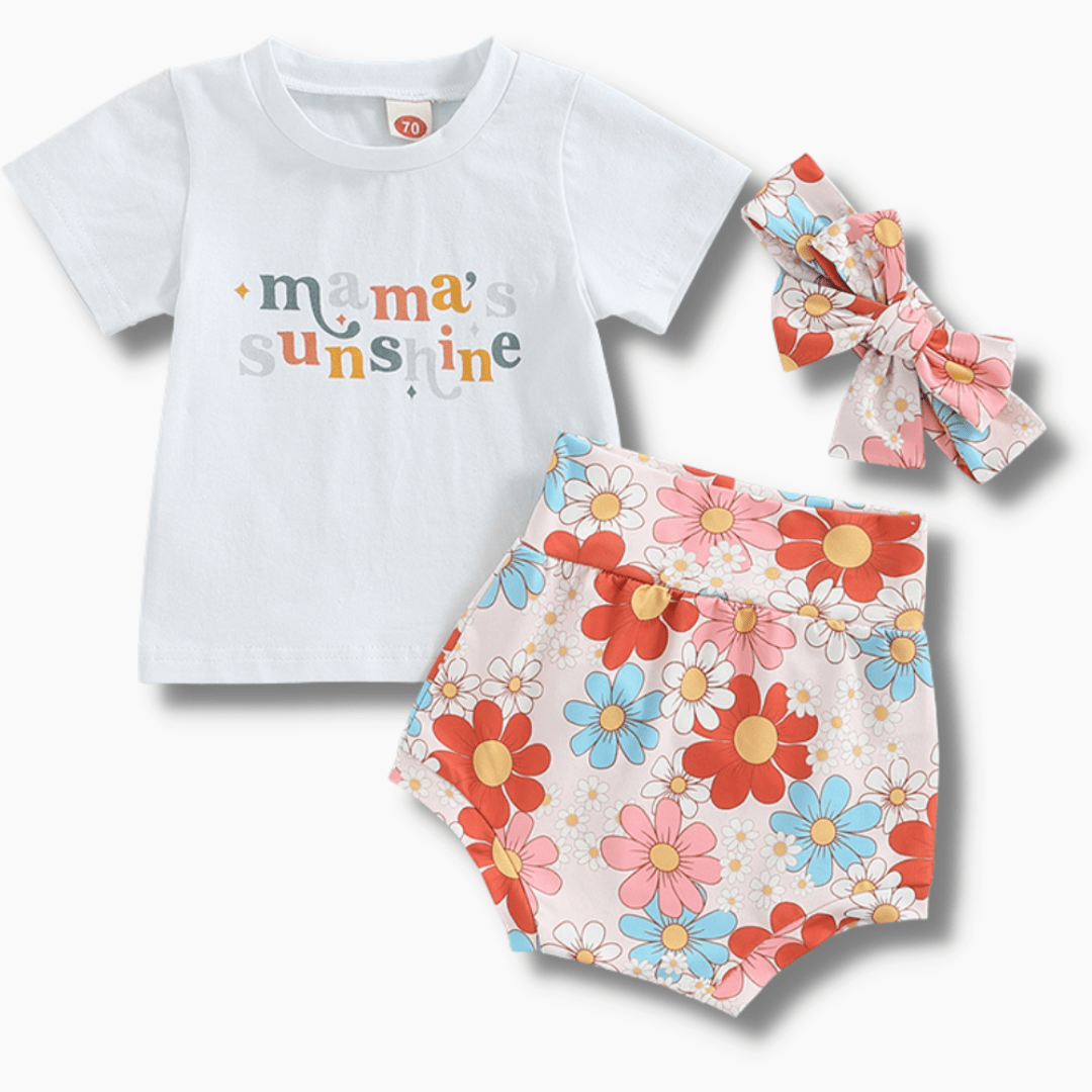 Mama Sunshine Baby Girl Outfit