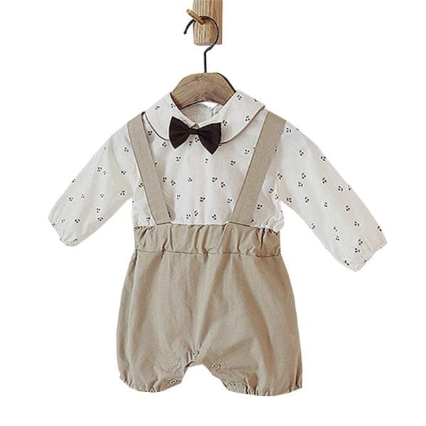Baby & Toddler Boys Beige Shorts Set / 9M Matching Sibling Outfit