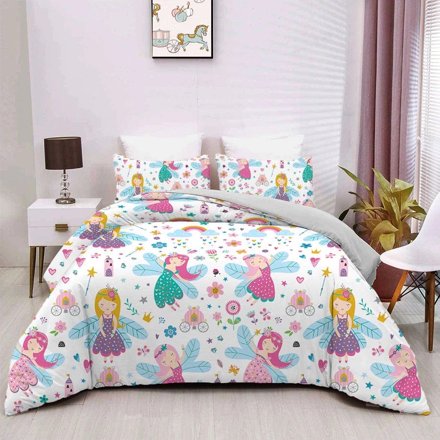 Mermaid Pink Quilt Cover