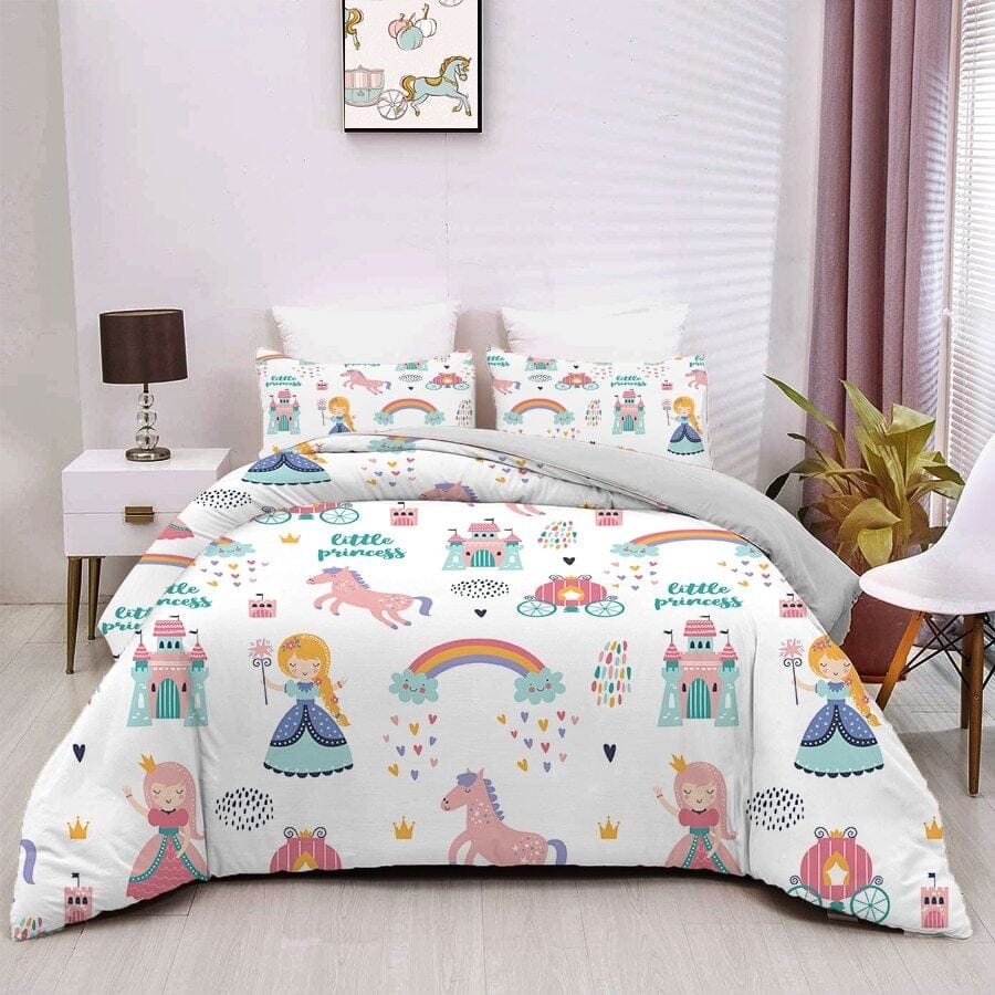 Mermaid Pink Quilt Cover
