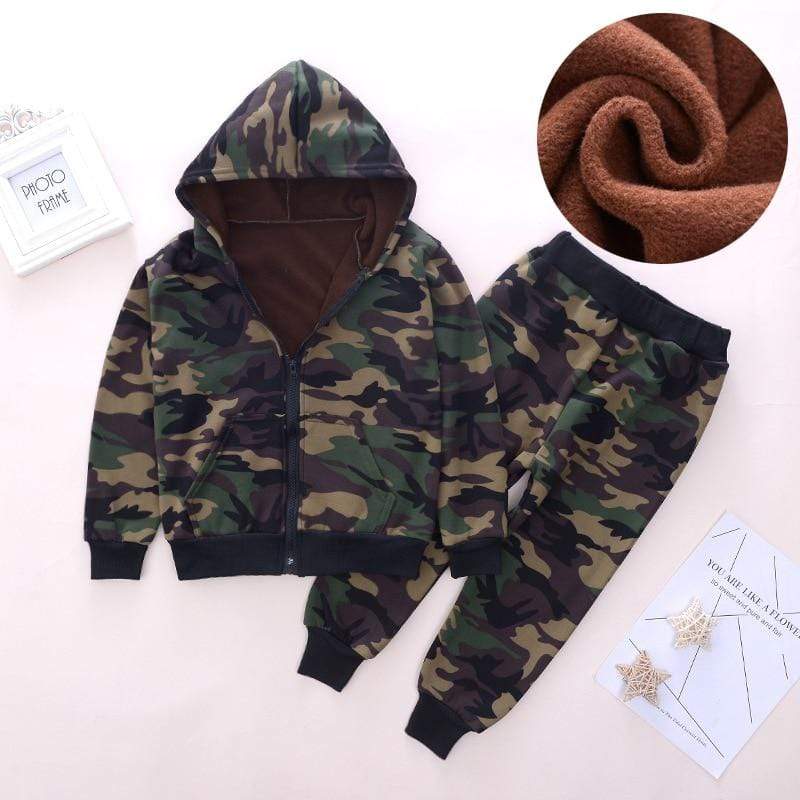 Boy's Clothing Military Camouflage Outfits