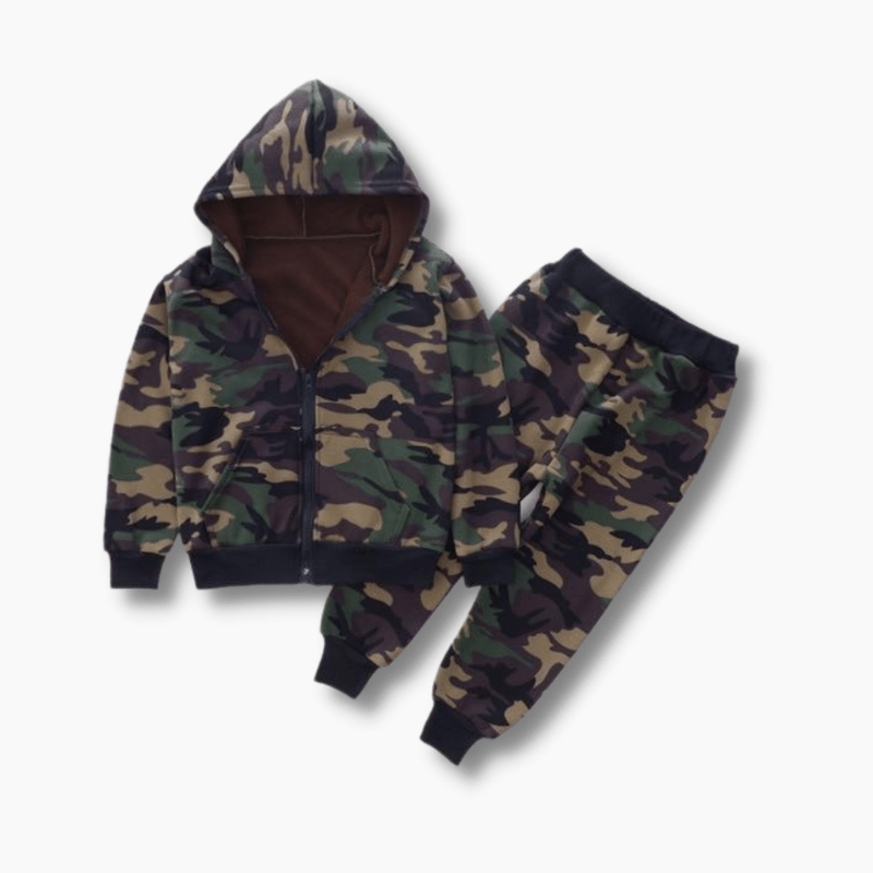 Boy's Clothing Military Camouflage Outfits