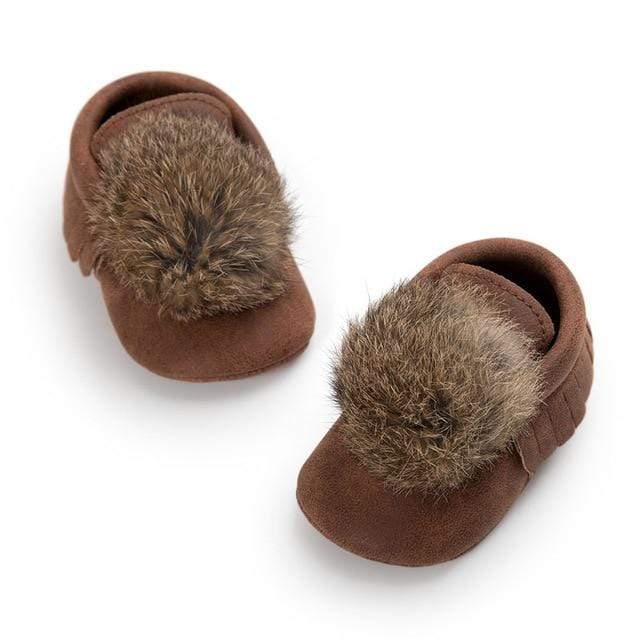 Shoes Dark Brown / 6-12M Moccasins Soft Mocks Shoes