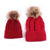 Accessories Red Mom &amp; Baby Matching Beanies