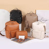 NEW Leather Diaper Bag Backpack