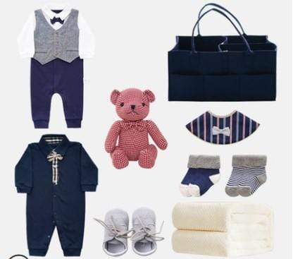 Set C / 0-6M Newborn Baby Gentleman Gift set