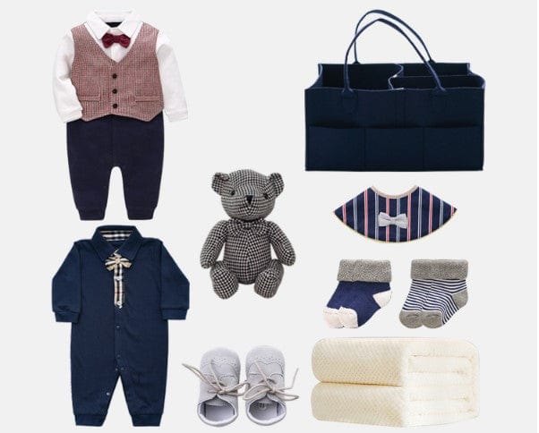 Set B / 0-6M Newborn Baby Gentleman Gift Set