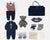 Set B / 0-6M Newborn Baby Gentleman Gift Set