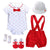 Boy's Clothing Newborn Red Clothes Set