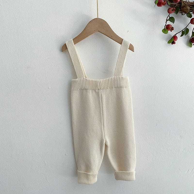 GZ128-Beige / 3M(66) Newborn Trousers knitting