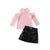 Girl's Clothing Pink / 4T Off shoulder Sweater Set