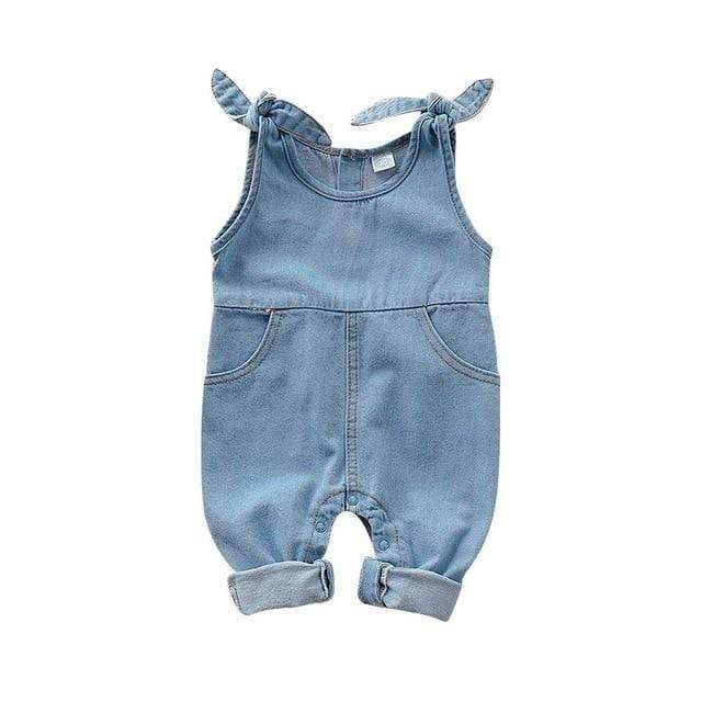 Girl's Clothing catpapa072501-24 / 3M One Piece Jumpsuits Navy Jean