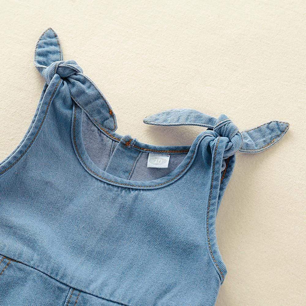 Girl's Clothing One Piece Jumpsuits Navy Jean