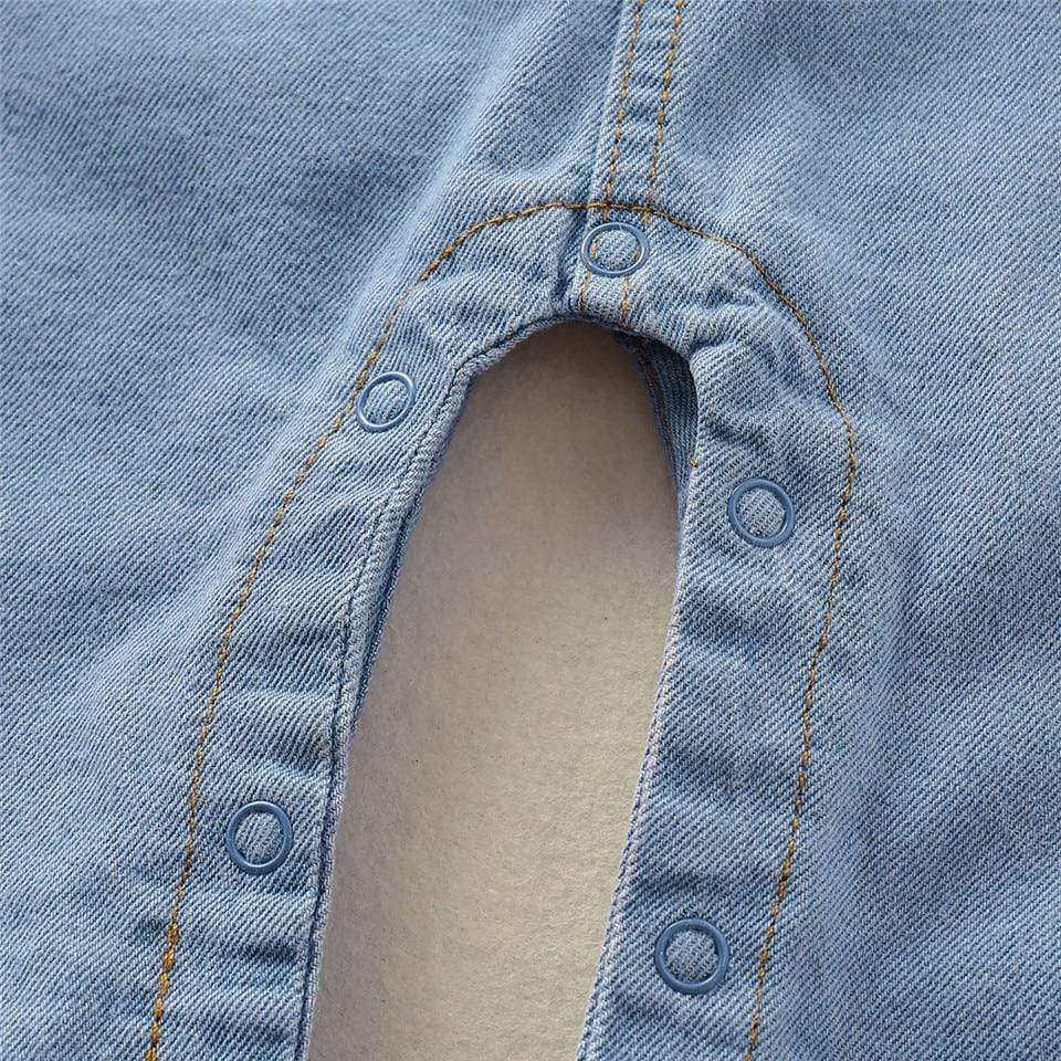 Girl's Clothing One Piece Jumpsuits Navy Jean