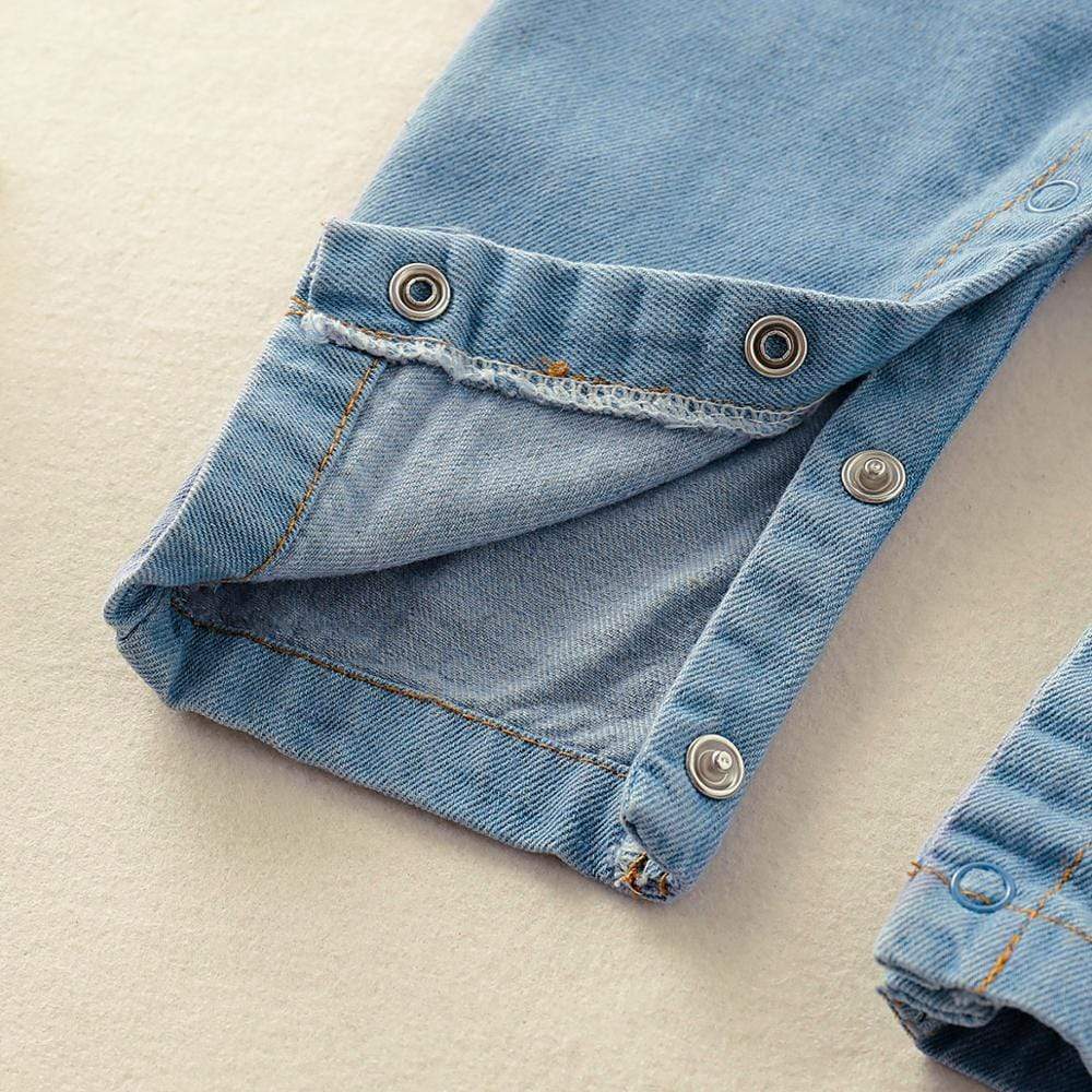 Girl's Clothing One Piece Jumpsuits Navy Jean