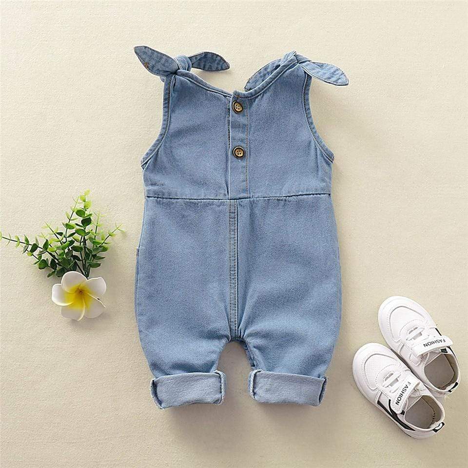 Girl's Clothing One Piece Jumpsuits Navy Jean
