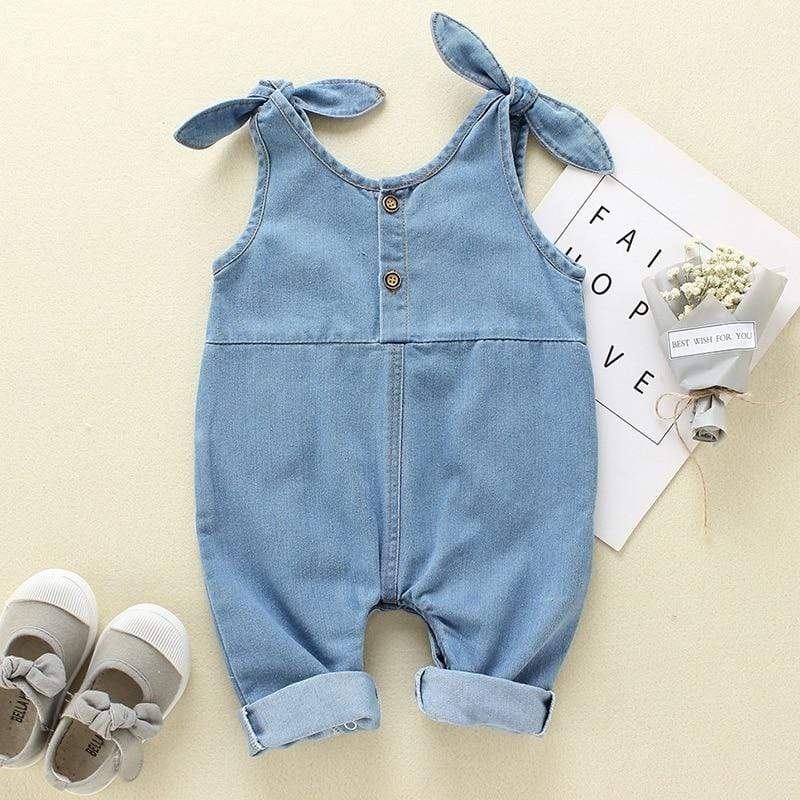 Girl's Clothing One Piece Jumpsuits Navy Jean