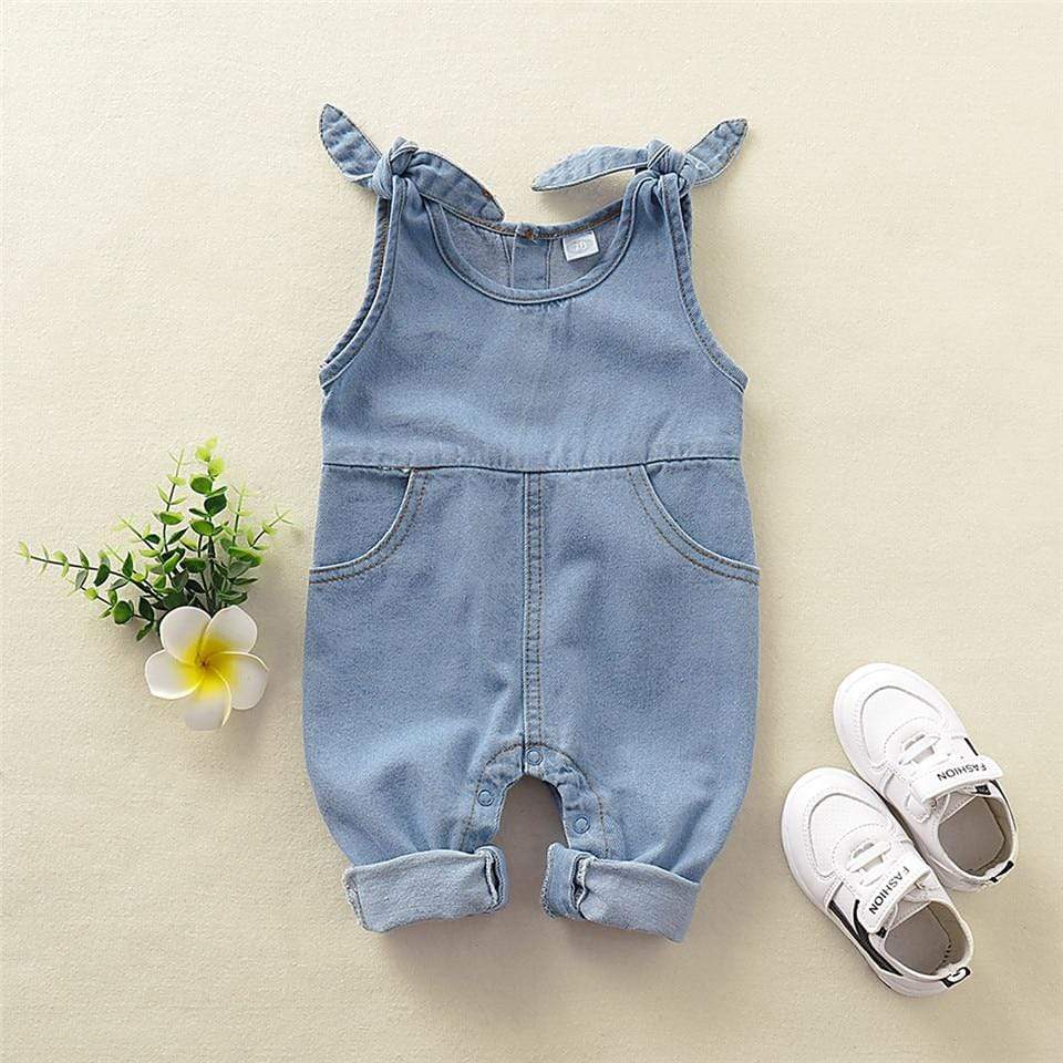 Girl's Clothing One Piece Jumpsuits Navy Jean
