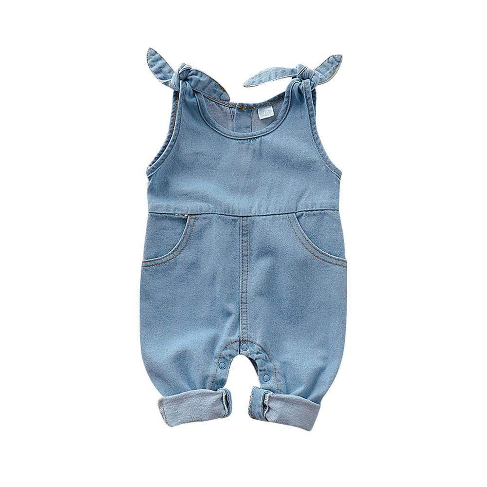 Girl's Clothing One Piece Jumpsuits Navy Jean