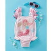 Girl&#39;s Clothing One Piece Swimwear Floral &amp;Striped
