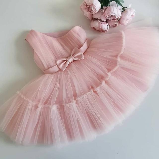 Girl's Clothing Pink / 3M One Shoulder Elegant Christening Party Tutu Gown