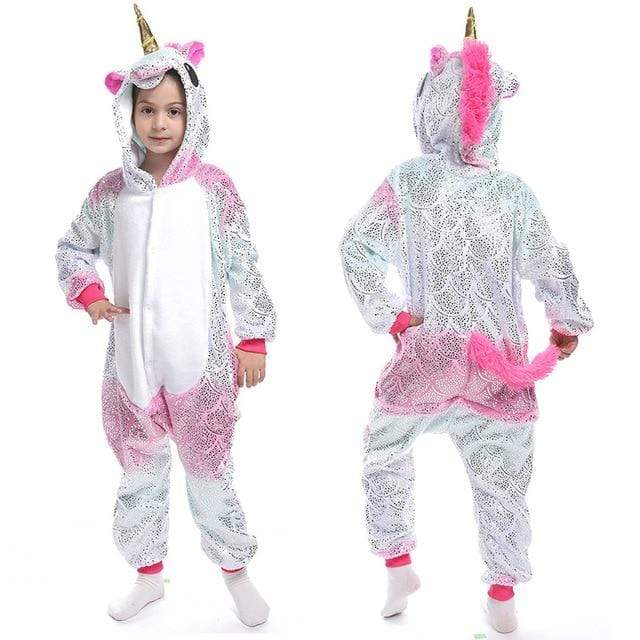 Onesie Unicorn Pajamas Winter Animal Cartoon