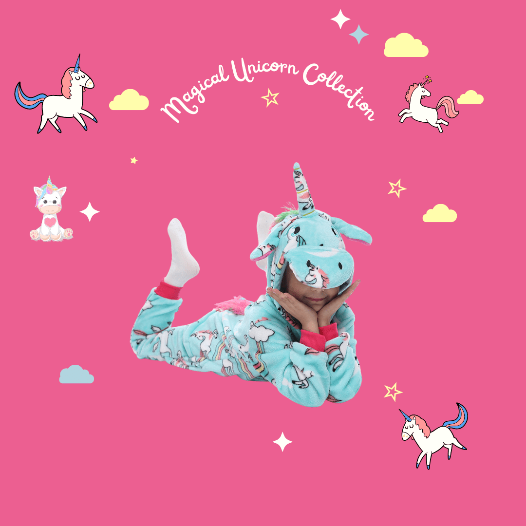 Girl's Clothing Onesie Unicorn Pajamas