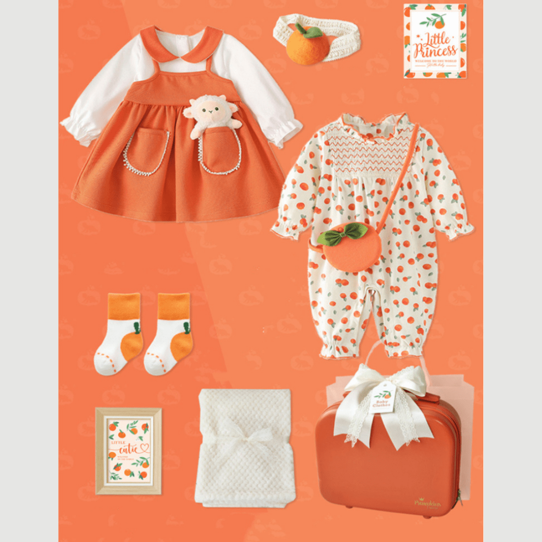 Momorii Luxury Baby Gift Set for Girl, 6-12m / Set C