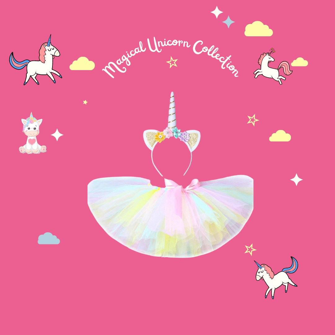 Girl's Clothing Pastel Unicorn Tutu Skirt