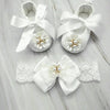 White / 12-18m(5.11inch) / China Pearl Baby Shoes