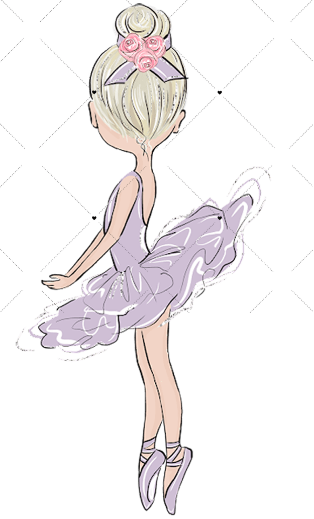 design 2 with name / white bag Personalized Dance Girl Pencil Case